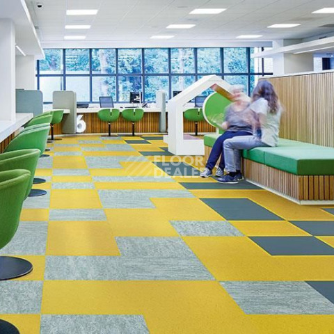 Forbo Marmoleum Modular t3358 petrol фото 2 | FLOORDEALER